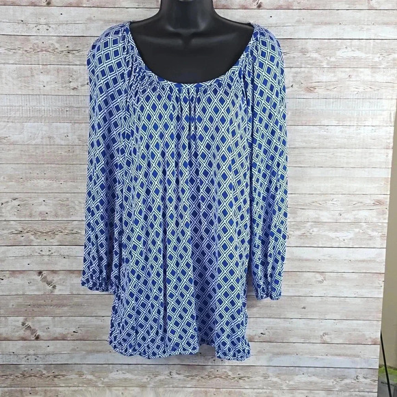 MICHAEL Michael Kors Tops - Michael Kors | Top | Soft Fabric | Blue | Size M | Long Sleeves